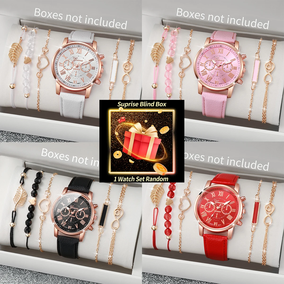 Jewelry For Watches - Caja Sorpresa con Reloj de Mujer,